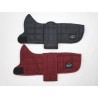 Woodlands Dachshund Lightweight Quilted Coat Navy or Burgundy