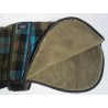 Woodlands Wool Whippet Coat Blue Olive Black Checked