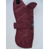 Woodlands Maroon Waterproof Large Sized Dog Rain Coat 20" 22" 24" 26"