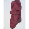 Woodlands Maroon Waterproof Large Sized Dog Rain Coat 20" 22" 24" 26"